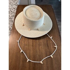 Lack Of Color Seashell Boater